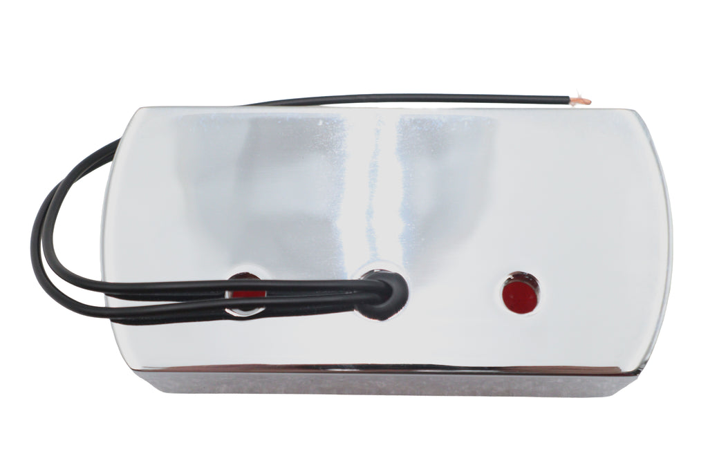 Chrome Die Cast Box Style Tail Lamp