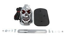 Load image into Gallery viewer, Chrome Skull Grill Tombstone Tail Lamp