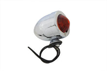 Load image into Gallery viewer, Chrome Bullet Red Marker Lamp Dual Filament