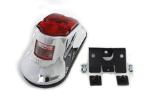 Load image into Gallery viewer, Chrome Tombstone Tail Lamp Assembly Bulb Type