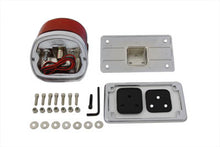 Load image into Gallery viewer, Chrome Laydown Tail Lamp License Mount Kit