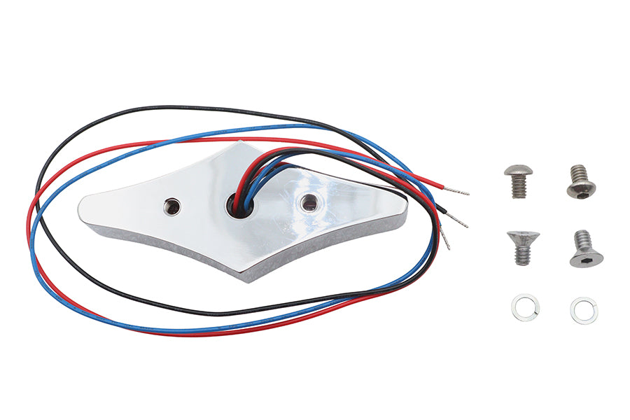 Chrome Diamond LED Flat Back Tail Lamp