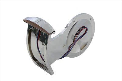 Chrome Slice LED Tail Lamp License Plate Assembly