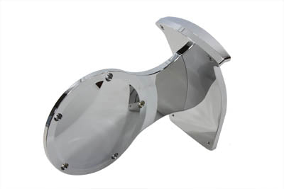 Chrome Slice LED Tail Lamp License Plate Assembly