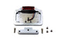 Chrome Tail Lamp and License Plate Holder Plain Style