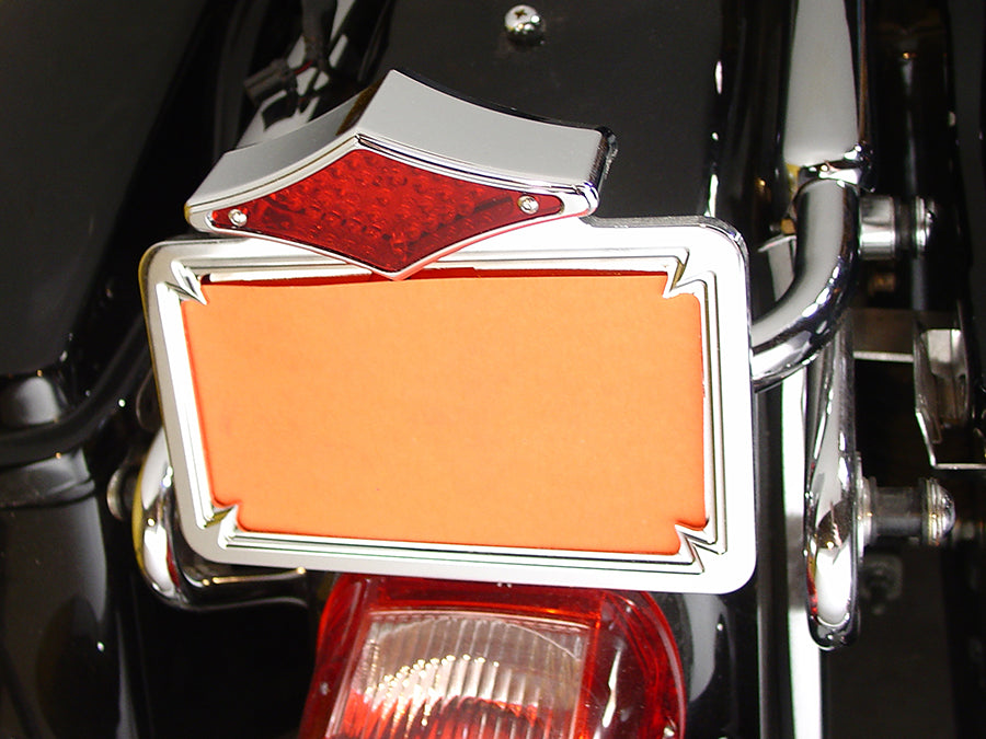 Tail Lamp and License Plate Holder Chrome