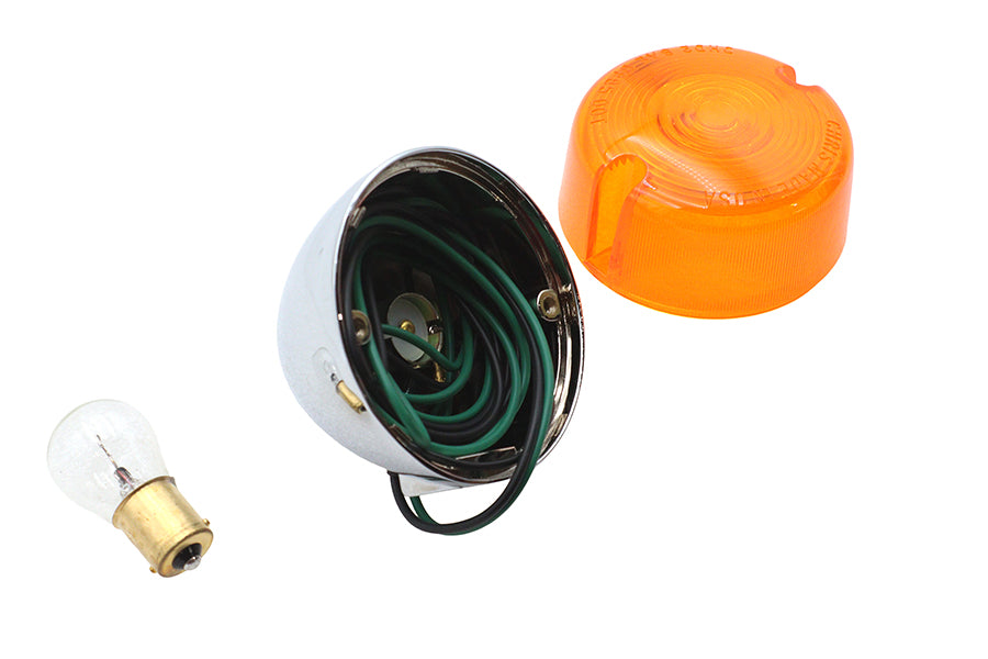 Rear Turn Signal Right or Left Assembly Chrome