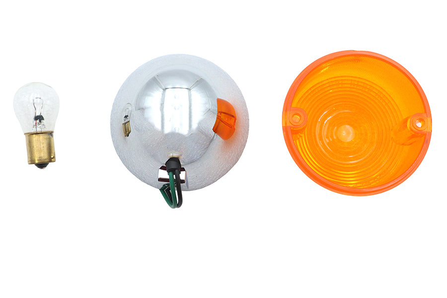 Rear Turn Signal Right or Left Assembly Chrome