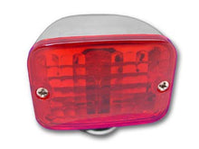 Load image into Gallery viewer, Chrome Tour Marker Lamp Set with Red Lens