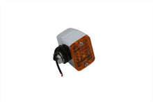 Load image into Gallery viewer, Chrome Mini Tour Marker Lamp Amber Lens