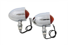 Load image into Gallery viewer, Chrome Red Marker Lamp Set