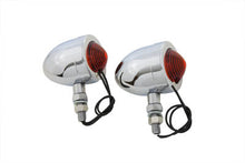 Load image into Gallery viewer, Chrome Red Marker Lamp Set