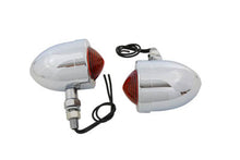 Load image into Gallery viewer, Chrome Red Marker Lamp Set