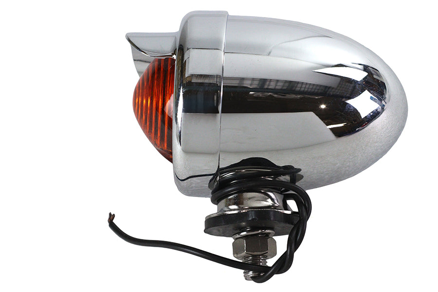 Bullet Style Amber Marker Lamp With Visor