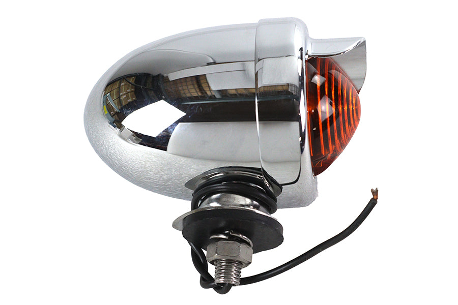 Bullet Style Amber Marker Lamp With Visor