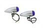 Mini Bullet Blue Lens Marker Lamp Set