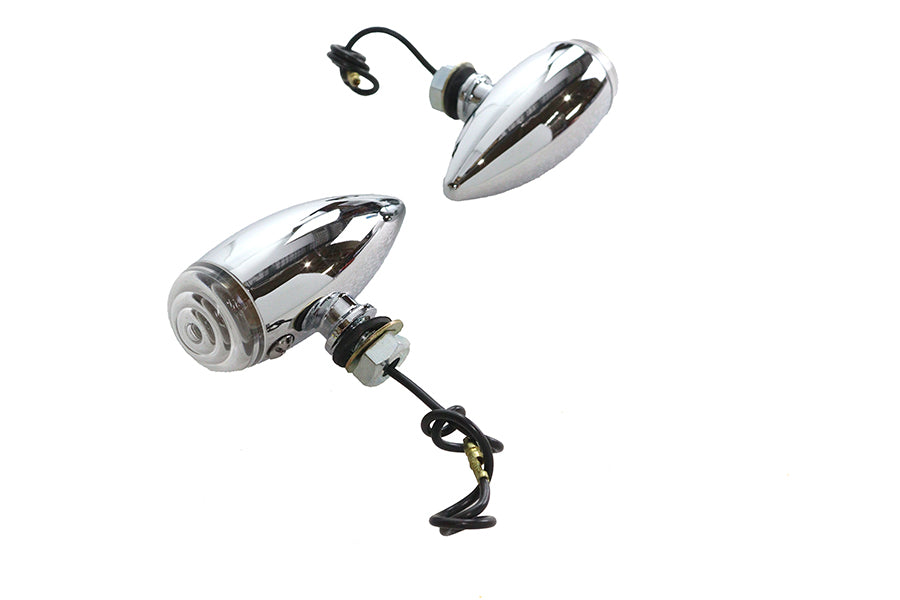 Mini Bullet Clear Lens Marker Lamp Set