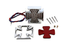 Load image into Gallery viewer, Chrome Billet Maltese Style Tail Lamp