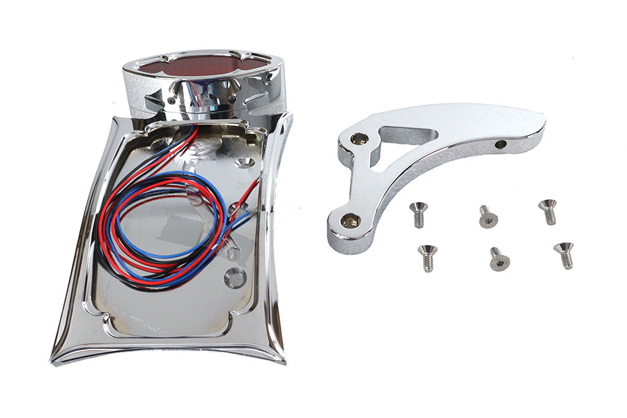 Chrome Curved Odin Style Tail Lamp Kit
