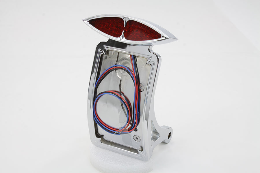 Chrome Curved Katz Eyez Style Tail Lamp Kit
