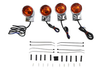 Load image into Gallery viewer, Chrome Amber Lens Turn Signal Kit