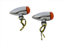 Load image into Gallery viewer, Mini LED Bullet Amber Lens Marker Lamp Set