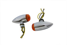 Load image into Gallery viewer, Mini LED Bullet Amber Lens Marker Lamp Set