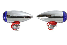 Load image into Gallery viewer, Mini LED Bullet Blue Lens Marker Lamp Set