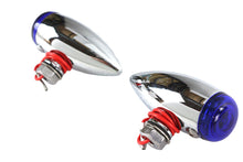 Load image into Gallery viewer, Mini LED Bullet Blue Lens Marker Lamp Set