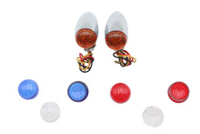 Load image into Gallery viewer, Mini Amber LED Bullet Lens Marker Lamp Set