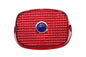 Tail Lamp Lens Red with Blue Dot