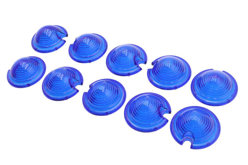 Bullet Style Marker Lamp Blue Lens