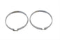 5-3/4 inch Headlamp Chrome Outer Rim Set