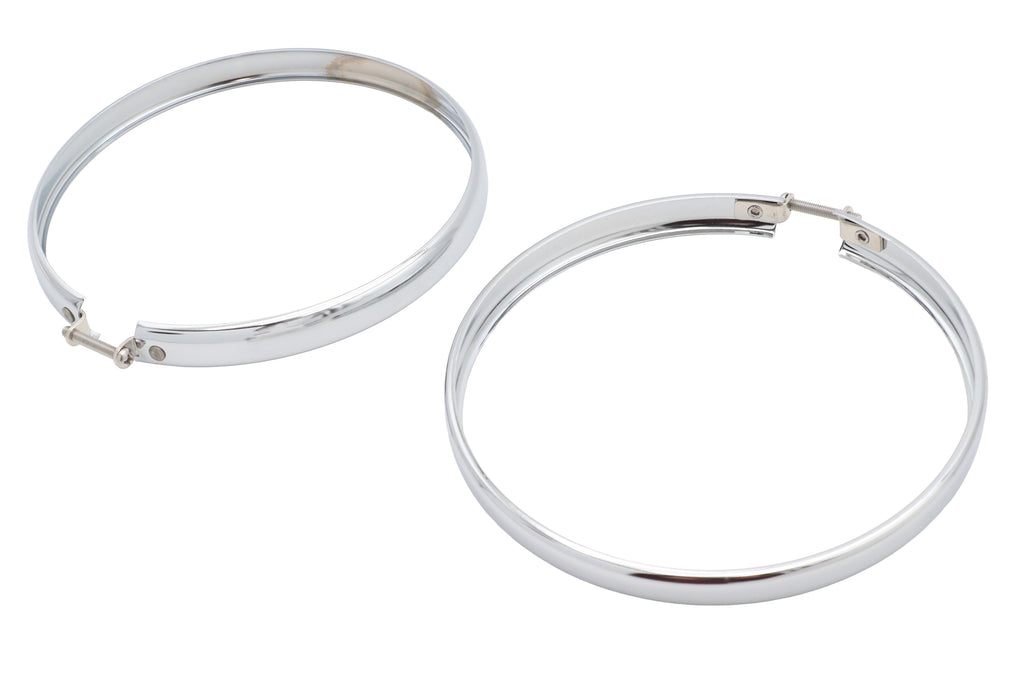 5-3/4 inch Headlamp Chrome Outer Rim Set