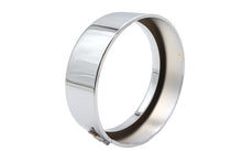Load image into Gallery viewer, 5-3/4 inch Headlamp Chrome Frenched Trim Ring