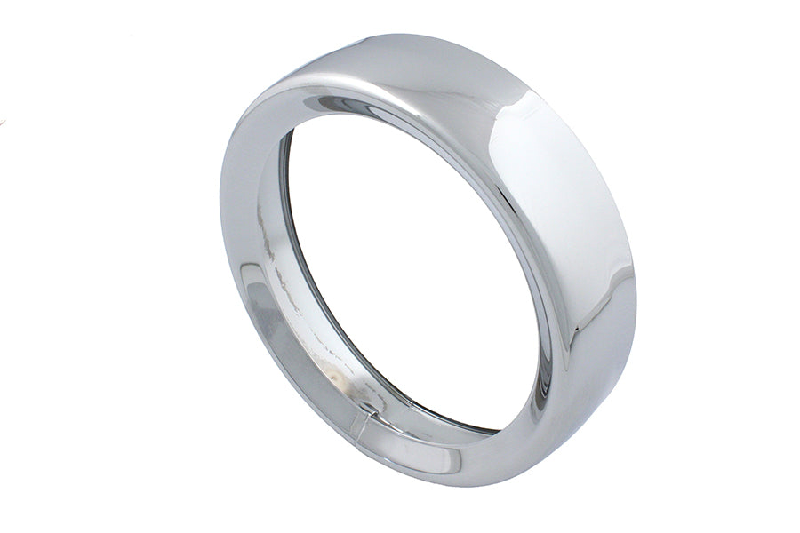 7 inch Headlamp Chrome Frenched Trim Ring