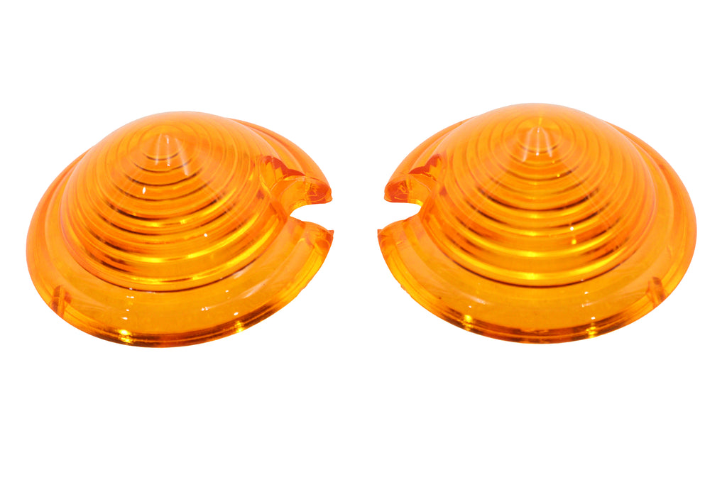 Bullet Style Marker Lamp Amber Lens Set