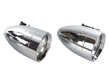 Load image into Gallery viewer, Chrome Torpedo Marker Lamp Set with Clear Lens
