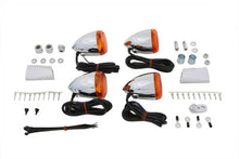 Load image into Gallery viewer, Chrome Bullet Style Turn Signal Kit