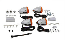 Load image into Gallery viewer, Chrome Bullet Style Turn Signal Kit