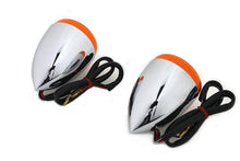 Load image into Gallery viewer, Chrome Torpedo Style Rear Turn Signal Set