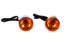Load image into Gallery viewer, Chrome Torpedo Style Rear Turn Signal Set