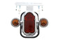 Chrome Tombstone Tail Lamp Assembly