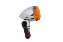 Load image into Gallery viewer, Chrome Front Torpedo Style Turn Signal