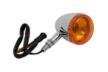 Load image into Gallery viewer, Chrome Front Torpedo Style Turn Signal