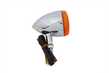 Load image into Gallery viewer, Chrome Front Torpedo Style Turn Signal