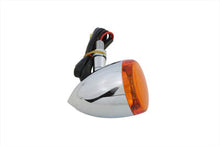 Load image into Gallery viewer, Chrome Front Torpedo Style Turn Signal