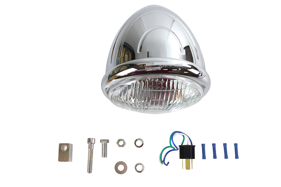 5-3/4 inch Headlamp Assembly Teardrop Style