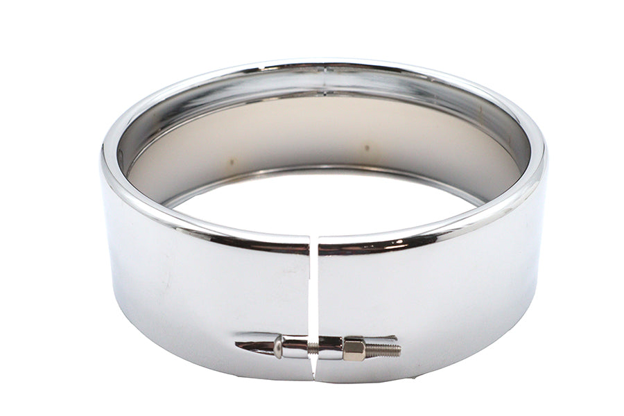 5-3/4 inch Outer Headlamp Chrome Frenched Trim Ring