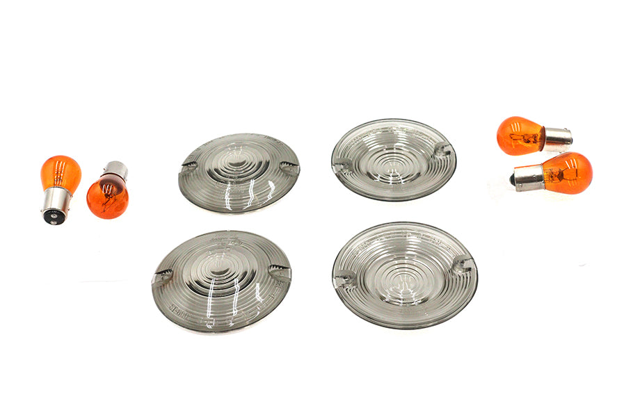 Turn Signal Flat Style Lens Kit Smoked